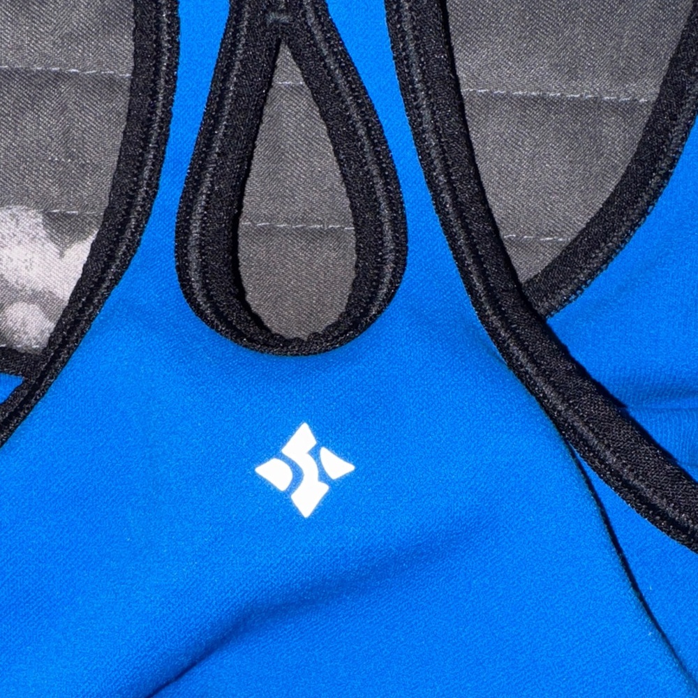 Blue Racerback Tank Top - Picture 3 of 4